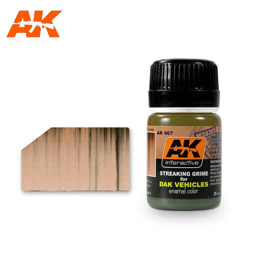 AK Interactive Streaking Grime - Afrika Korps Vehicles AK067